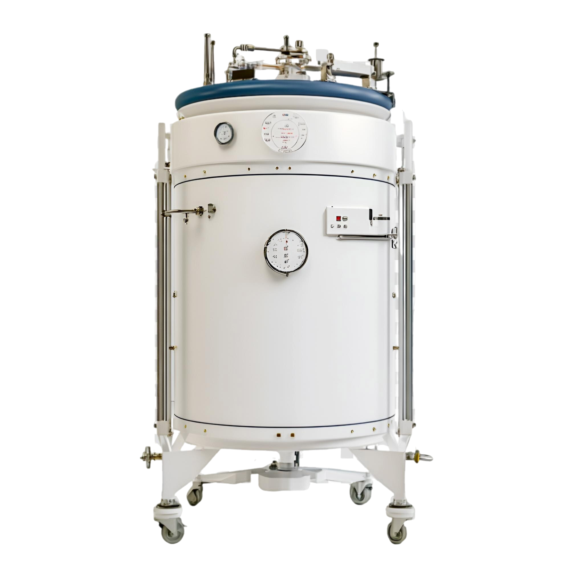 industrial-white-cylindrical-vacuum-chamber-wheels